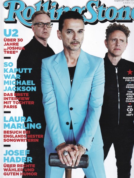 Rolling Stone 2017-03 März - Ausgabe 269 - U2, Michael Jackson, Laura Marling - mit CD