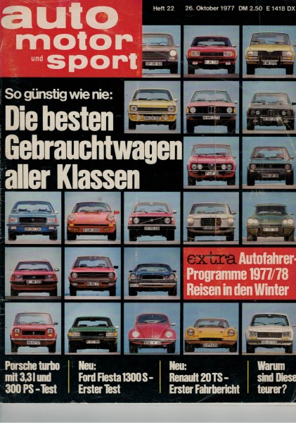 Auto Motor und Sport 1977 Heft 22-26.10.1977