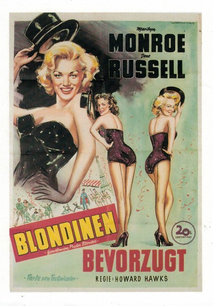 Cinema Filmkarte "Blondinen bevorzugt"