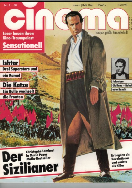 Cinema Zeitschrift, Heft Nr. 116, Januar 1988, Der Sizilianer, Christophe Lambert