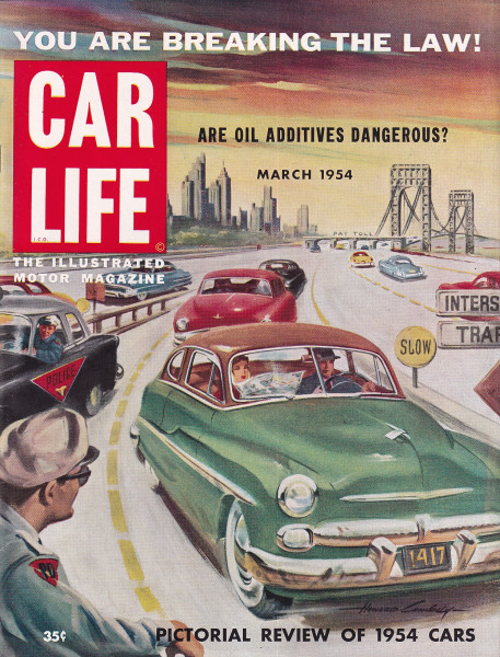 Car Life - 1954 March