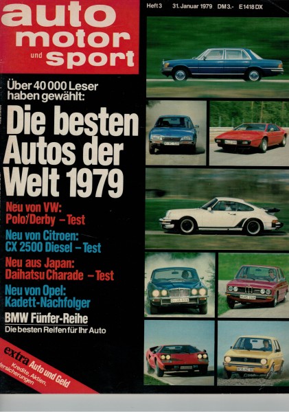 Auto Motor und Sport 1979 Heft 03-31.01.1979
