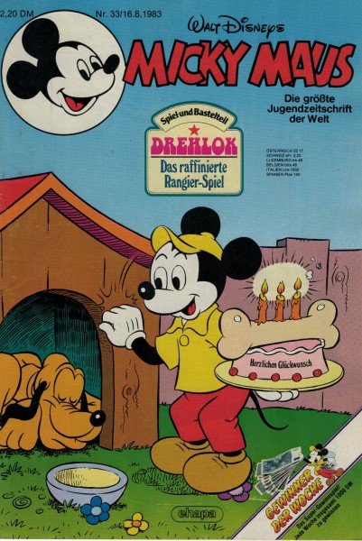 Micky Maus 1983 Nr. 33 / 16.08.1983
