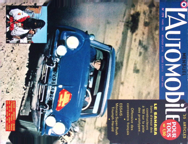 L´Automobile No. 179 - Mars 1961