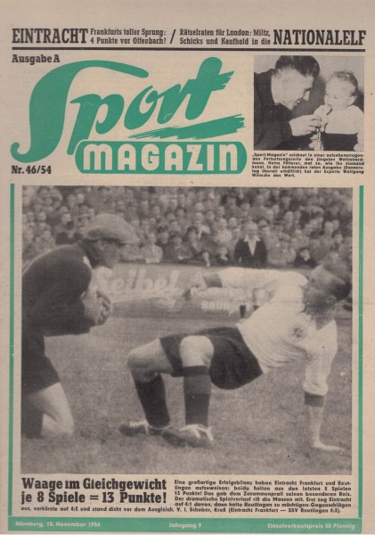 Sport Magazin - 1954 46 A - 15. November 1954