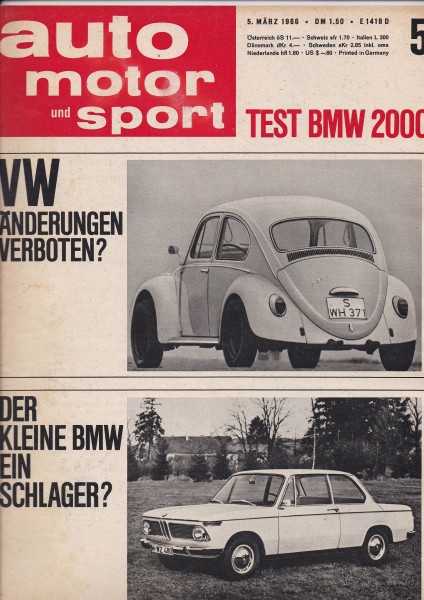 Auto Motor und Sport 1966 Heft 05-05.03.1966