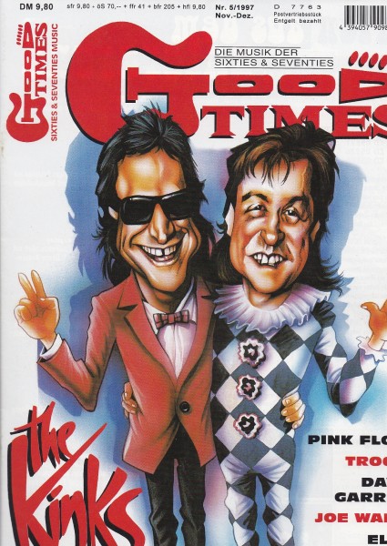 Good Times Ausgabe Nr. 30 - 1997/5 - Pink Floyd, The Troggs, David Garrick, Joe Walsh, Elvis Presley
