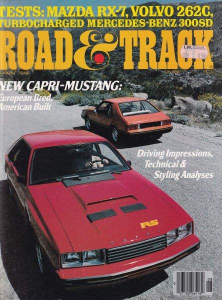 Road & Track - 1978 August - FNJ-SS Type Jaguar, Mazda RX-7, Mercedes-Benz 300 SD, Ford Capri