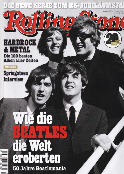 Rolling Stone 2014-02 Februar - Ausgabe 232 - The Beatles, Bruce Springsteen, St. Vincent - mit CD