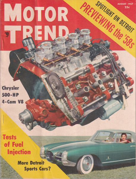 Motor Trend - 1957 August