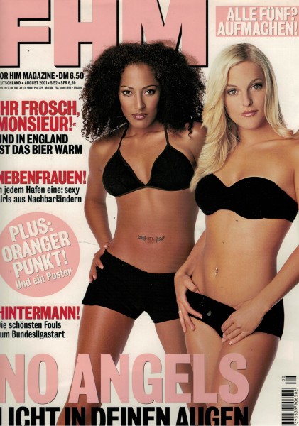 FHM - FOR HIM MAGAZINE - 2001-08 August - No Angels