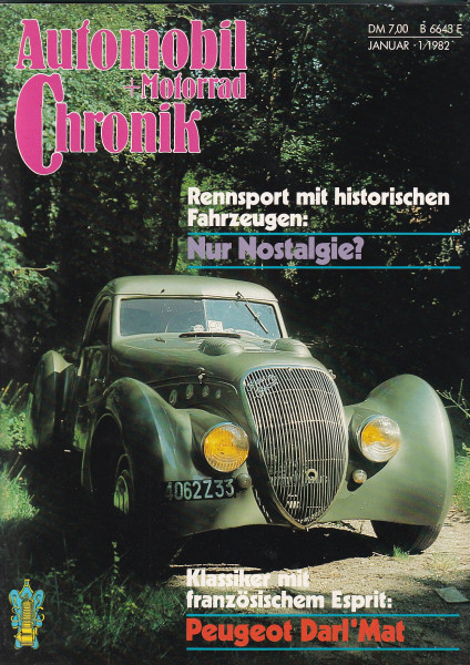 Automobil und Motorrad Chronik - 1982 - Januar