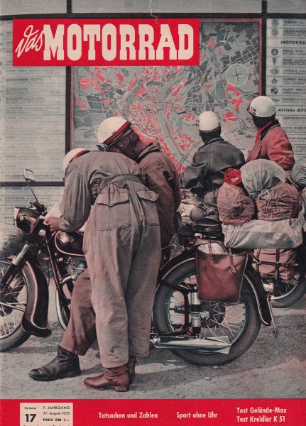 Das Motorrad - 1955 - Heft 17 - Geländemax, Kreidler K 51