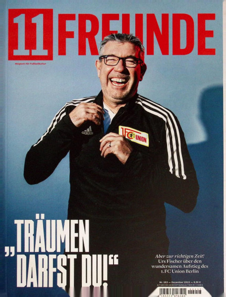 11 Freunde - Heft Nr. 253 - Dezember 2022 - Urs Fischer, Schalke 04, Fankurve Hannover 96