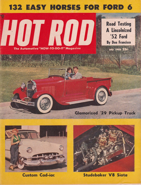 Hot Road Magazine - 1953 July