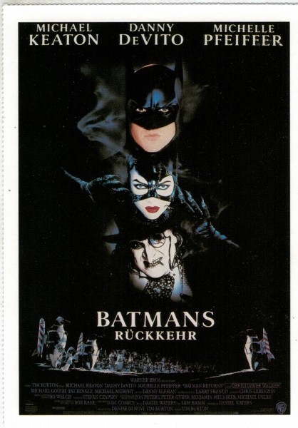Cinema Filmkarte "Batmans Rückkehr"