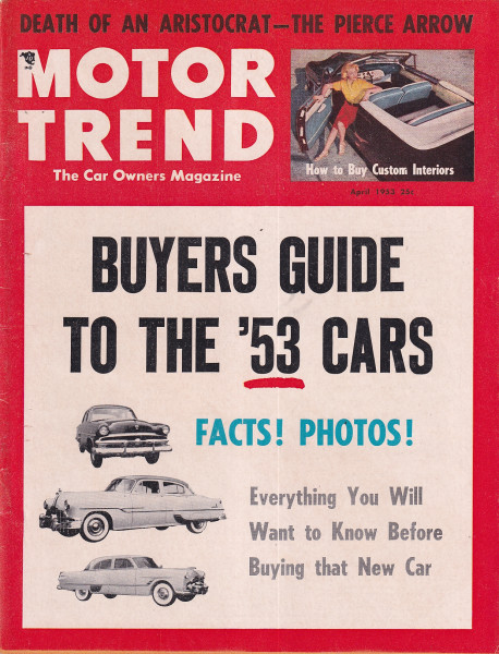 Motor Trend - 1953 April