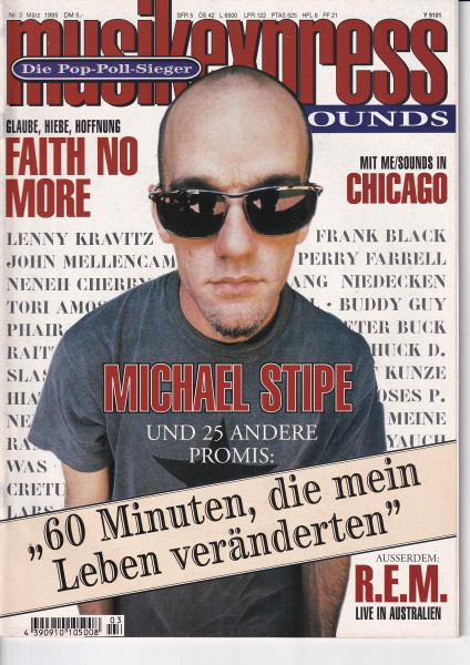 Musik Express Sounds - 1995 März - Faith No More, Chicago, R.E.M.