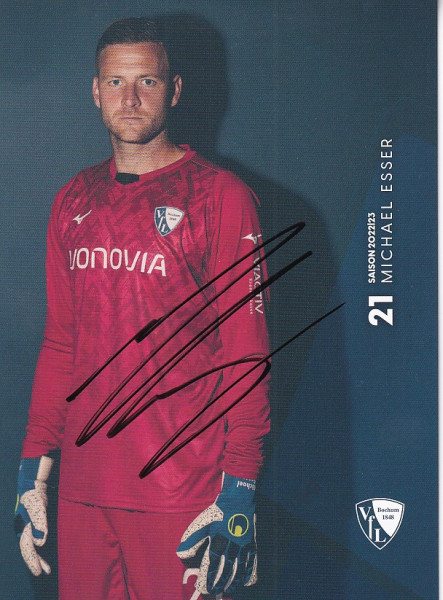 Autogrammkarte - VfL Bochum - Michael Esser - Original Signatur