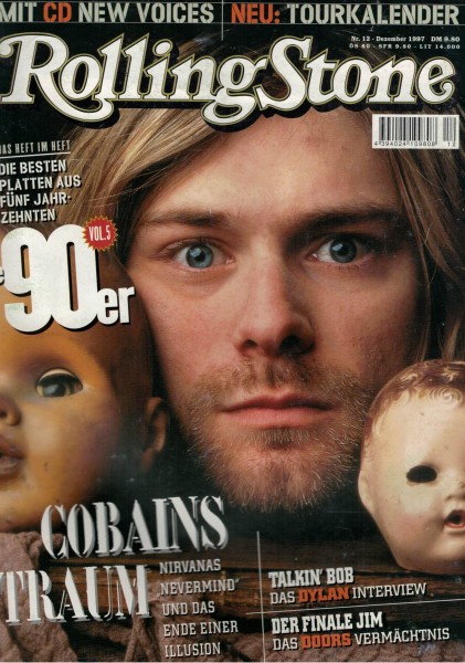 Rolling Stone 1997-12 Dezember - Ausgabe 38 - Kurt Cobain, Nirvana, Bob Dylan, Doors - mit CD