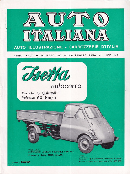 Auto Italiana - 1954 - Nr. 30