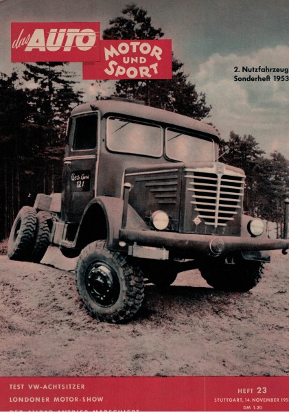 Auto Motor und Sport 1953 Heft 23 - 14.11.1953