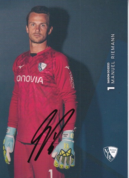 Autogrammkarte - VfL Bochum - Manuel Riemann - Original Signatur