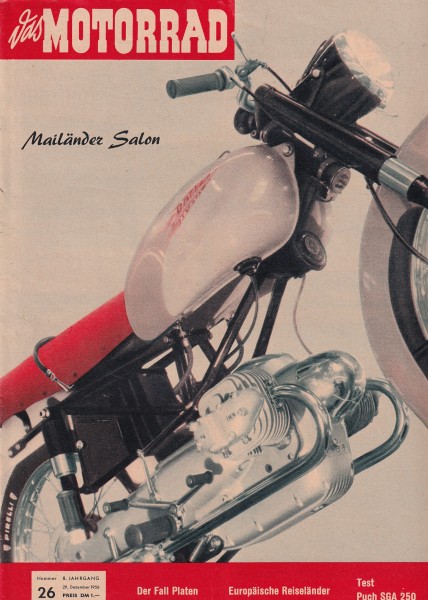 Das Motorrad - 1956 - Heft 26 - Puch SGA 250