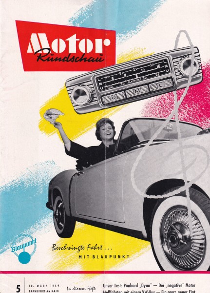 Motor Rundschau 1959 Heft 05 - 10.03.1959 - Panhard Dyna, Fiat 1800, Fiat 2100