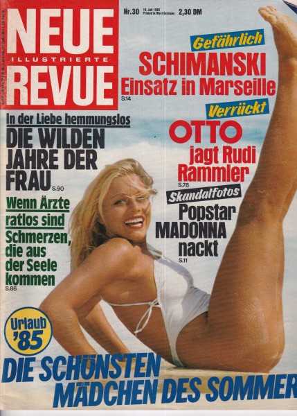 Neue Revue - Illustrierte - 1985 - Nr. 30- 19.07.1985