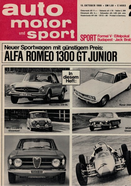 Auto Motor und Sport 1966 Heft 21-15.10.1966