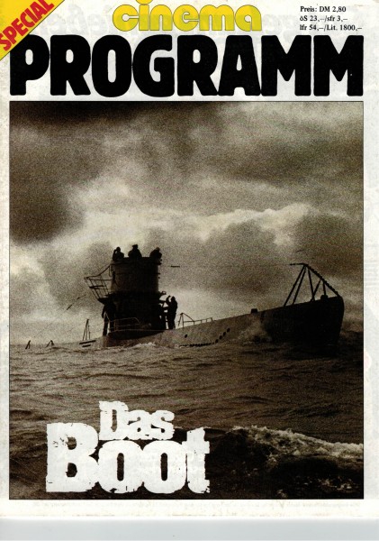 Cinema Programm - Special - Das Boot