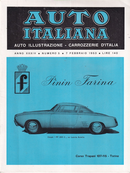Auto Italiana - 1953 - Nr. 5