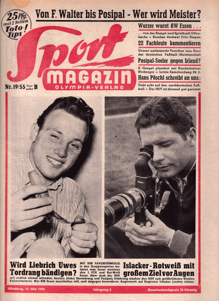 Sport Magazin - 1955 19 B - 12. Mai 1955