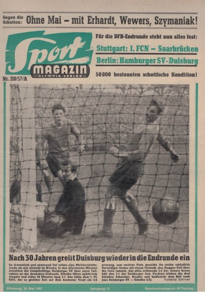 Sport Magazin - 1957 20 A - 20.05.1957