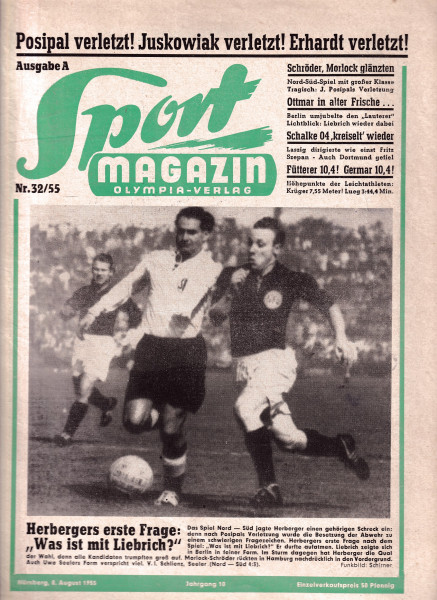 Sport Magazin - 1955 32 A - 08. August 1955