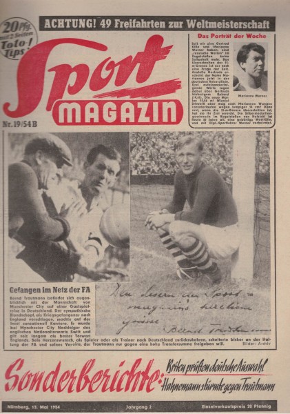 Sport Magazin - 1954 19 B - 13. Mai 1954