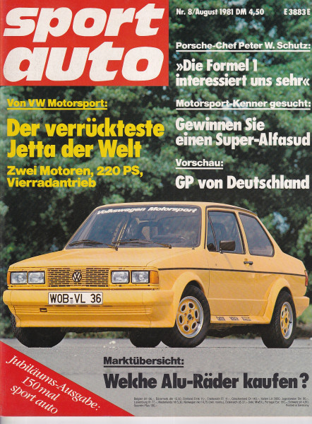 sport auto - 1981 August