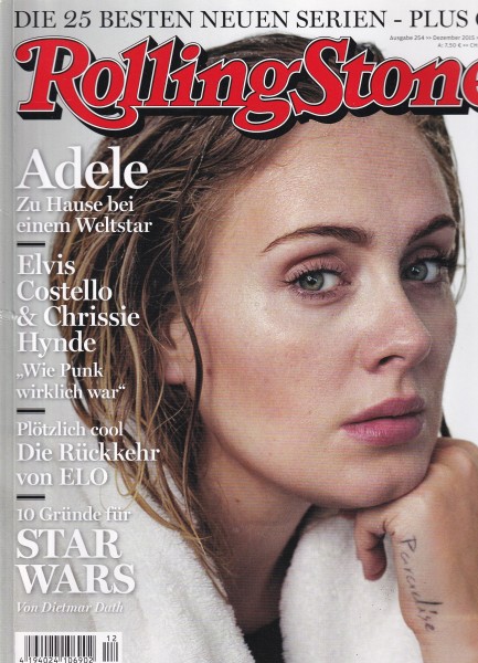 Rolling Stone 2015-12 Dezember - Ausgabe 254 - Adele, Elvis Costello, ELO, Chrissie Hynde - mit CD