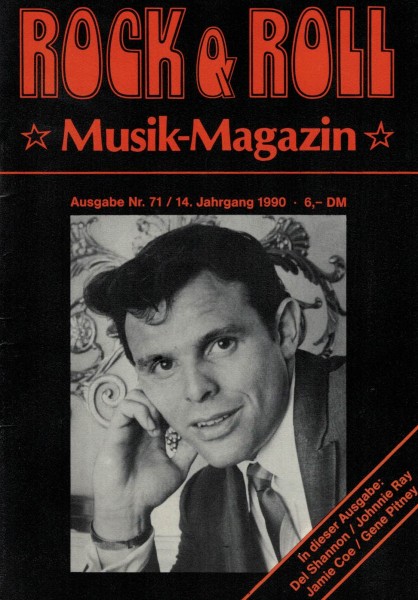 Rock & Roll Musik Magazin - Heft 71 - 1990 - Del Shannon, Johnnie Ray, Jamie Coe, Gene Pitney
