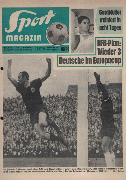 Sport Magazin - 1967 19/37 C - 08.05.1967