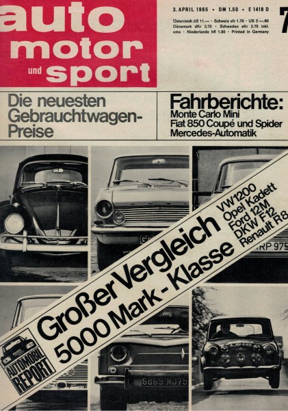 Auto Motor und Sport 1965 Heft 07-03.04.1965