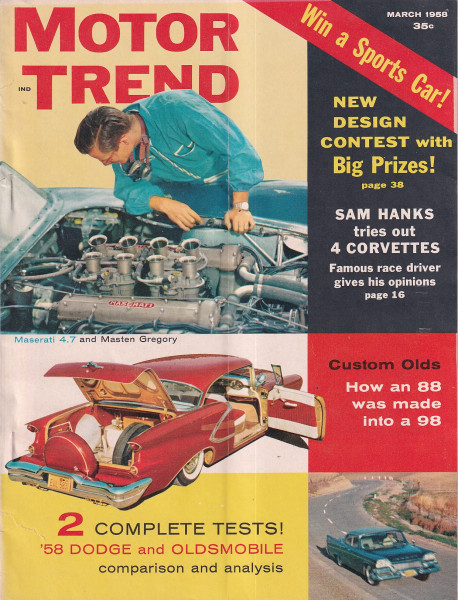 Motor Trend - 1958 March