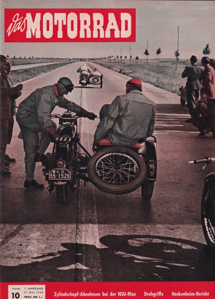 Das Motorrad - 1955 - Heft 10 - Die neuen NSU-Rekorde