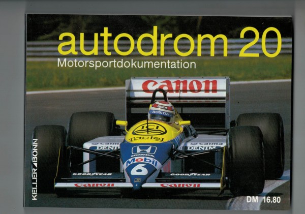 autodrom 20 - Motorsportdokumentation Ausgabe 1988