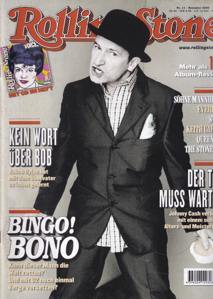 Rolling Stone 2000-11 November - Ausgabe 73 - Jakob Dylan, U2, Johnny Cash - mit CD