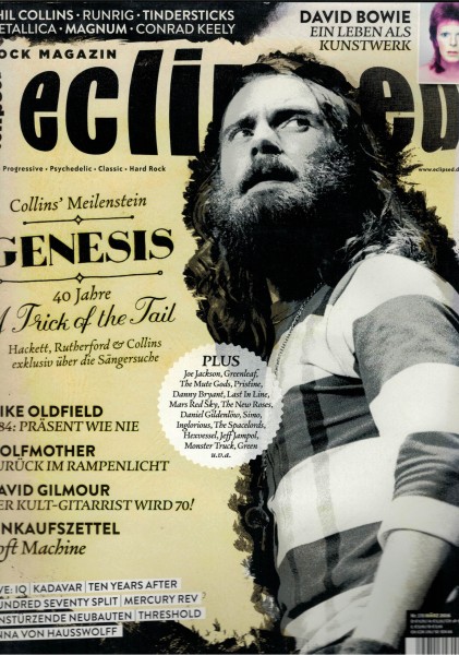 eclipsed Rock Magazin Nr. 178, 03-2016, mit CD, Genesis