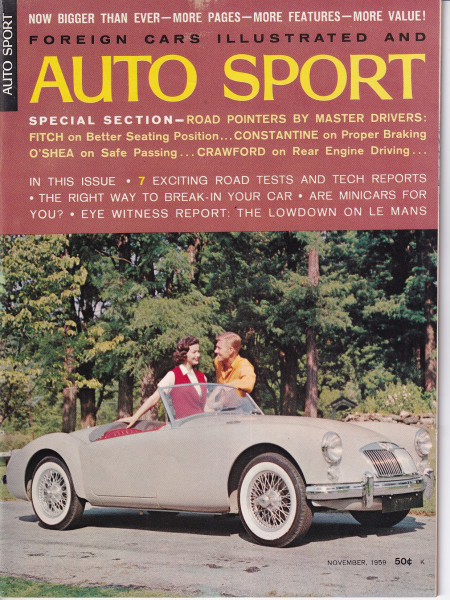 Auto Sport - Foreign Cars Illustrated - 1959 November - Vol. 2 No. 5