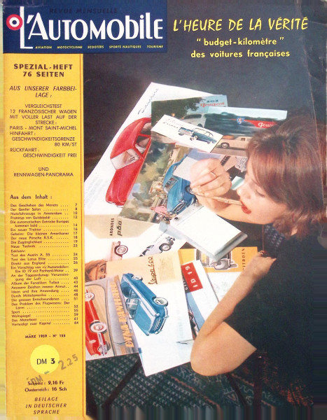 L´Automobile No. 155 - März 1959