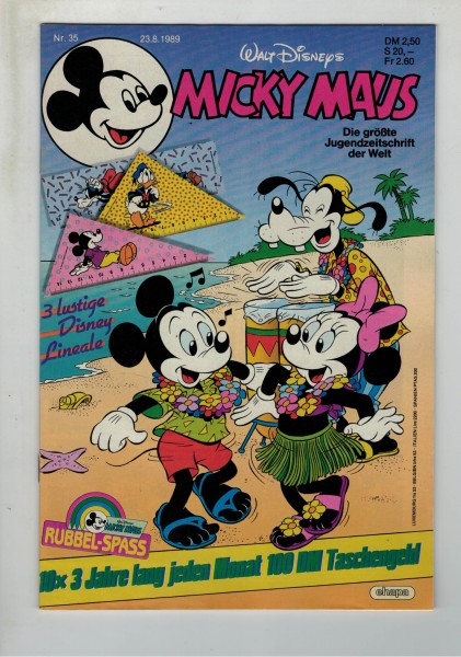 Micky Maus 1989 Nr. 35 / 23.08.1989